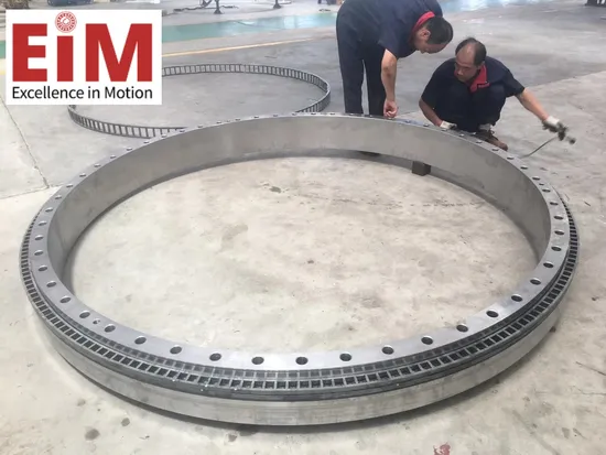 Four Point Contact Ball Slewing Bearing 014.45.1250 010.45.1400 011.45.1400 Manufacturer Slewing Ring Beairng for Tower Crane and Truck Crane